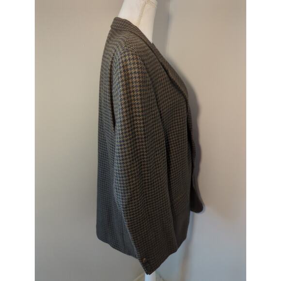 Vintage Burberrys wool houndstooth heritage academia blazer - Picture 8 of 13